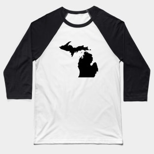 Michigan Black Baseball T-Shirt